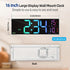 Tomori LED-Digitaluhr 41 cm – USB, RGB-Farben, Dual-Alarm & Fernbedienung